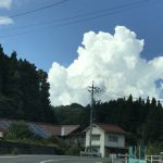 やっぱり夏です!! 入道雲を見ると”夏だな”と感じます